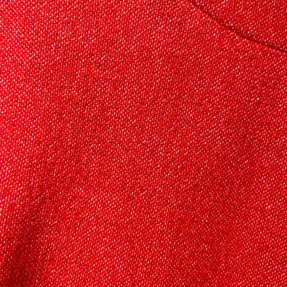 ZARA Blazer Coat Womens Size Small Orange Red Linen Cotton Blend Pockets - Picture 7 of 10